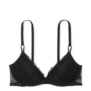 Victoria’s Secret Sexy Tee Posey Lace Wireless Push-Up Bra 36DD (E)